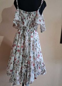 Floral Off-the-Shoulder Summer Dress