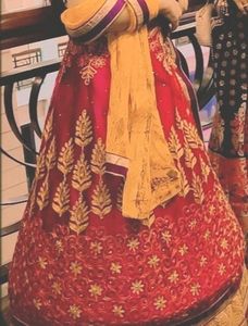 Purple &amp; Gold Embroidered Dress