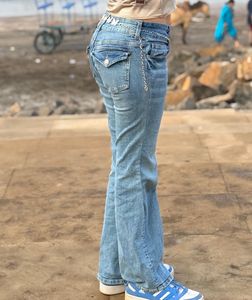 low waist light Wash Denim Jeans
