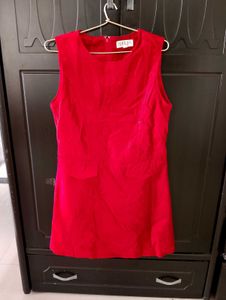Elle'  Cute Red  Velvet Mini Dress / Top