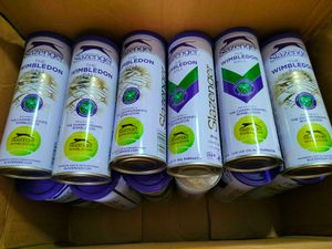 New Slazenger Wimbledon Tennis Ball |24 Can|72 Bal