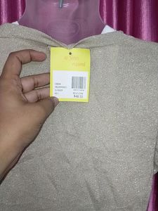 Gold Glittery 🌟 Imported Cardigan With Tag