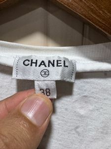 Chanel 2000s White Short Sleeve TShirt