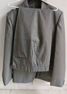 Grey Formal Blazer Set