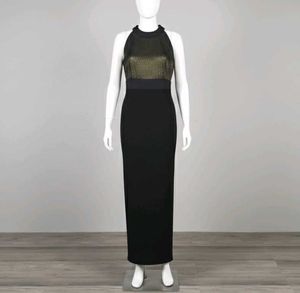 Elegant Black Maxi Dress