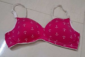 Dark Pink Soft Lightly Padded Bra