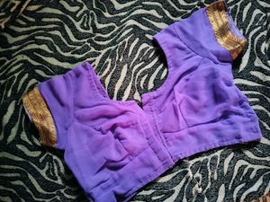 Saree With Stiched Blouse