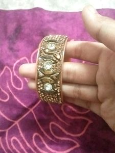Rhinestone Embellished Bangle Bracelet