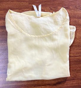 Sheer Yellow Top