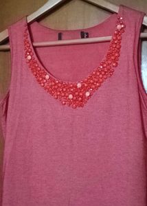 Brand new bodycon one piece dress with Beaded Neck