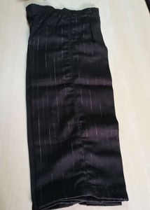 Striped Dark Brown  Pants