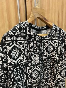 Black and White Printed T-Shirt