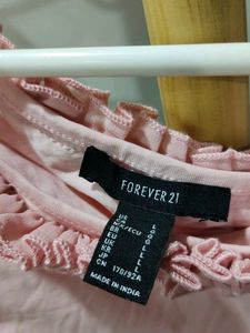 Cute One Shoulder Pink Top