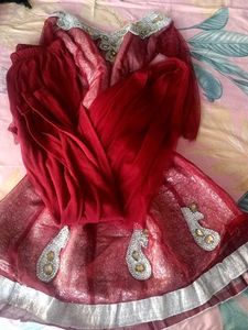 🥻 Maroon Lahenga