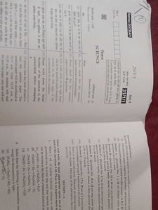 Science 2023 and 2024,question Papers Print Oouts