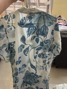 Floral Print Kurta