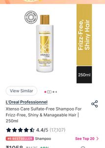 L’Oreal Paris Xtenso Care Frizz-Free Sulfate-Free