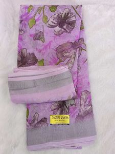 Elegant Floral Saree