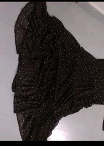 New With Tag Brown Tiered Maxi Dress