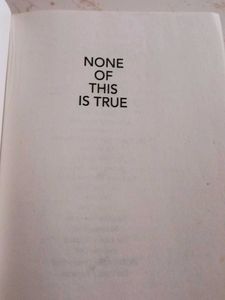 None of This is True by Lisa Jewell