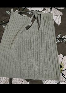 Grey Knit Tank Top