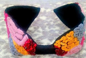 Sequin Floral Headband