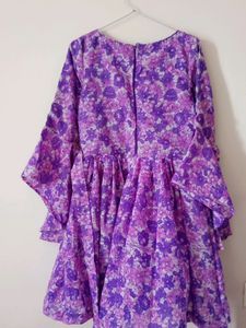 Purple Short Dress