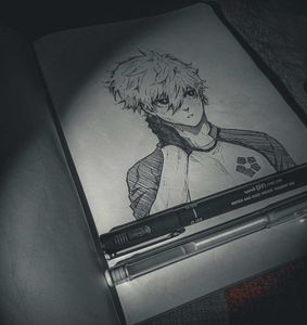 Uni Pin 0.03 Fineliner &amp; Uniball White Gel Pen