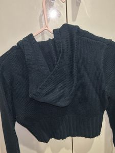 Woolen Crop Sweater