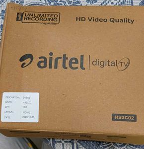 Airtel Set Top Box Adaptor And Cable Combo