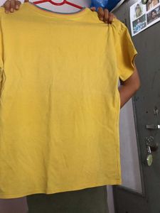 Yellow Graphic Tee