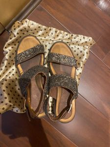 Sparkly Gold Sandals