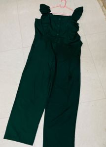 Green Jumpsuit Medium Size