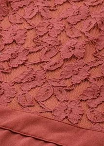 Coral Lace Dress