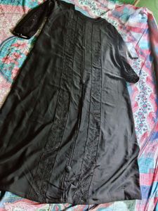 Elegant Black Abaya Dress