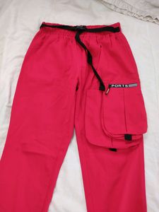 Red Joggers Brand New Amazing Quality