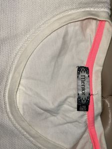 White LOVE Embellished Sweatshirt