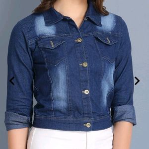Denim Over Coat / Size S