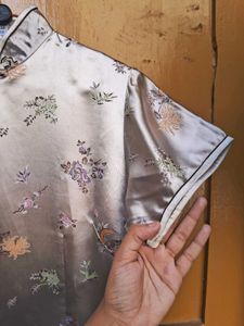 Floral Cheongsam Dress