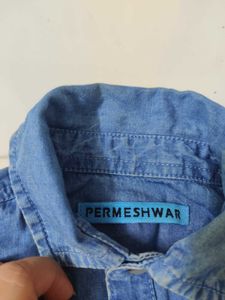 Denim Kids Unisex Shirt (6-12 Months )