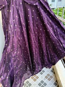 Wine Colour Ethnic Gown