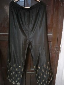 Black Embroidered Salwar Kameez.