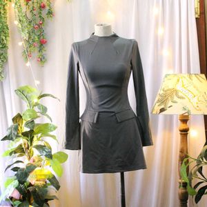Grey Mini Dress