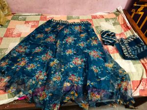 Unstitched Lhenga Choli