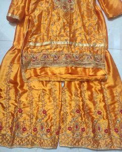 Embroidered Sharara Set