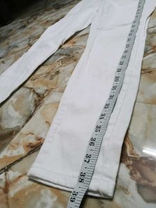 Casual White Jeans for Girls