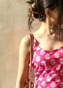Red Printed Dress