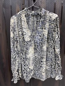Zara Animal Print Blouse
