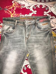 Boys Denim Jeans Grey Colour With stretchable jean