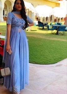 Blue dress
